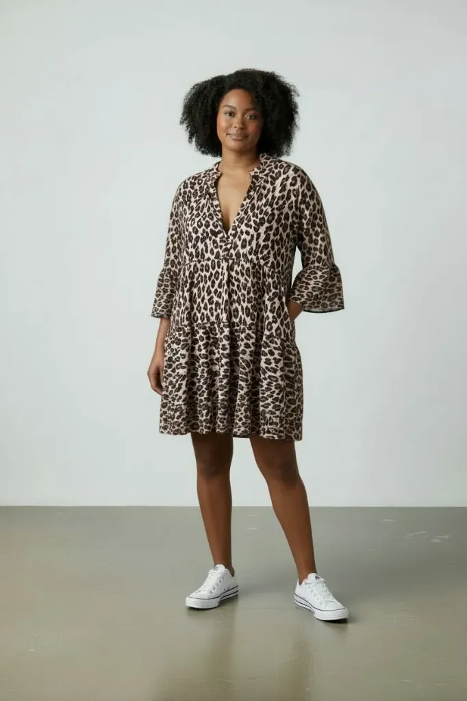 Robe léopard CARLA