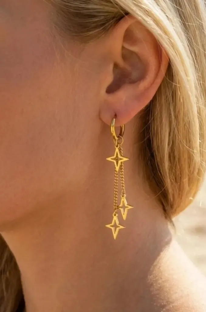 Boucle d'oreille OPALE