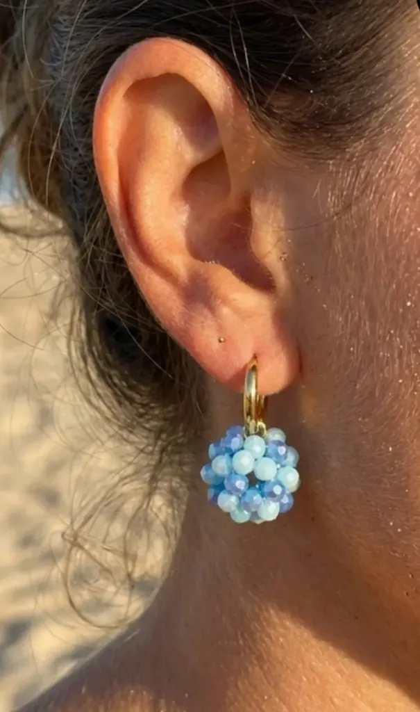 Boucle d'oreille BLUE