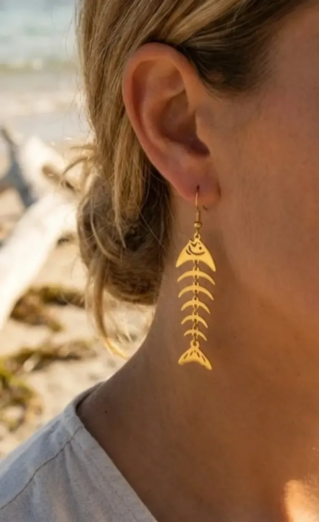 Boucle d'oreille POISSON