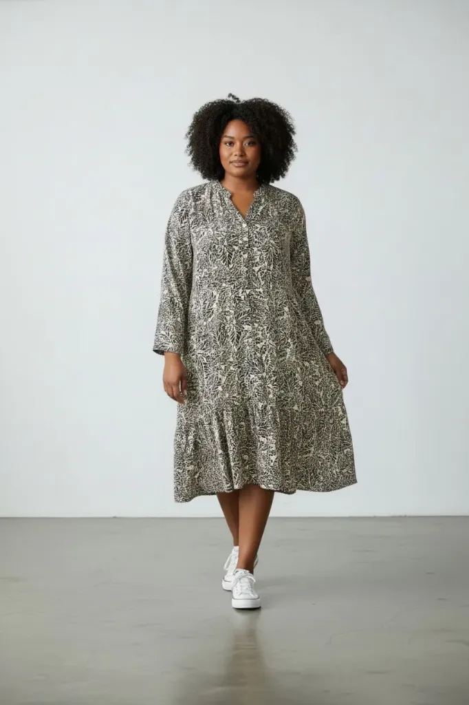 Robe mi-longue CAPUCINE