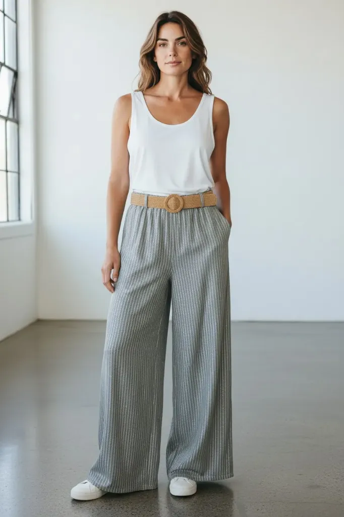 Pantalon avec ceinture ZAYN